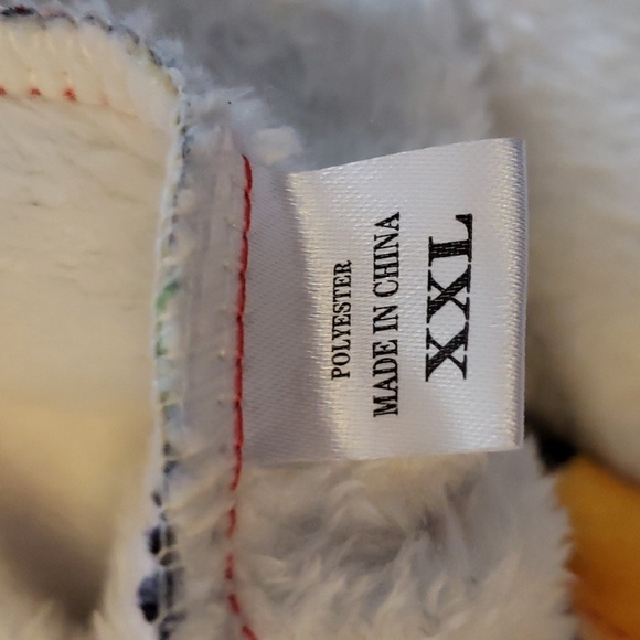 Lovinpet Black Paint Splattered Print Plush Snap Closed Coat Size XXL - Picture 9 of 10